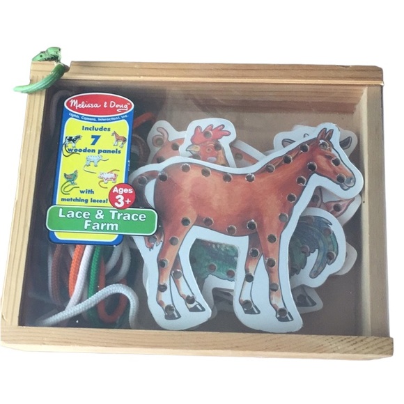 Melissa & Doug “Lace & Trace Farm” - Picture 1 of 9